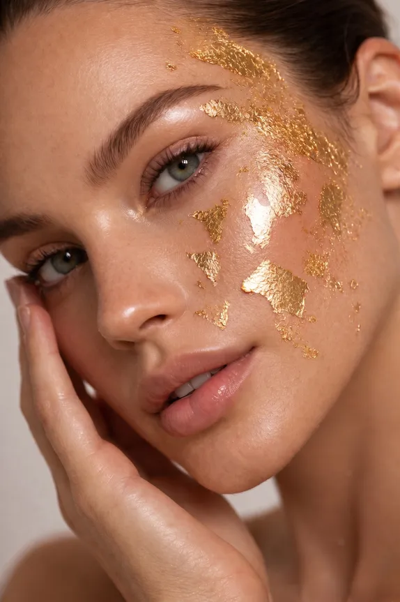 24K Gold Gesichtsbehandlung mit Goldauflage bei Sanft & Schön Berlin