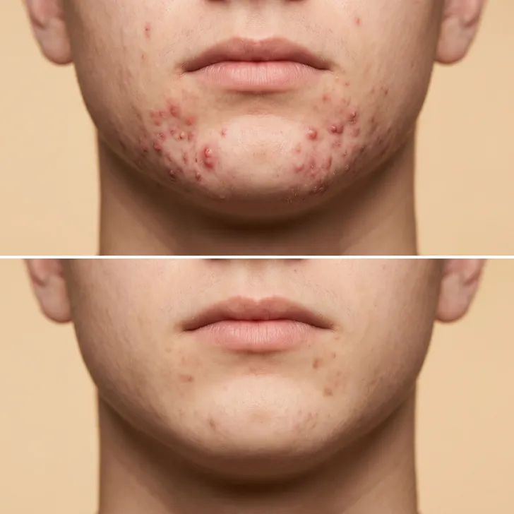 Acne Treatment Before/After 2