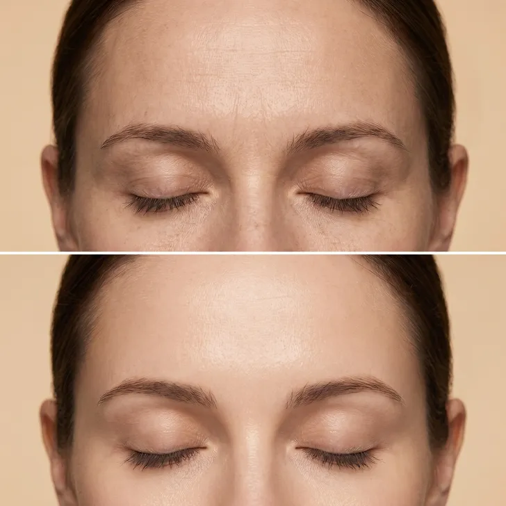 Before/After Comparison – Fine Lines & Tired Skin