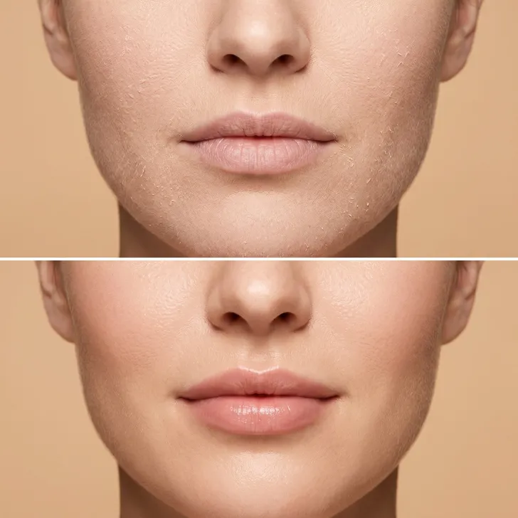 Before/After Comparison – Overall Skin Improvement