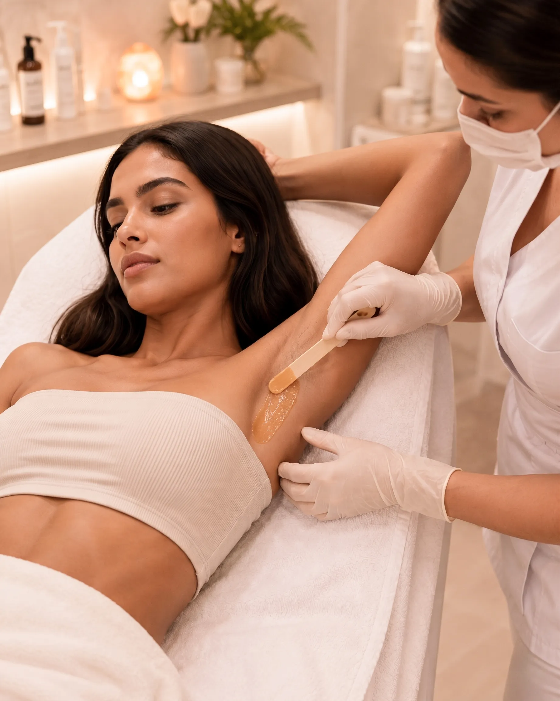 Underarms waxing at Sanft & Schön Berlin