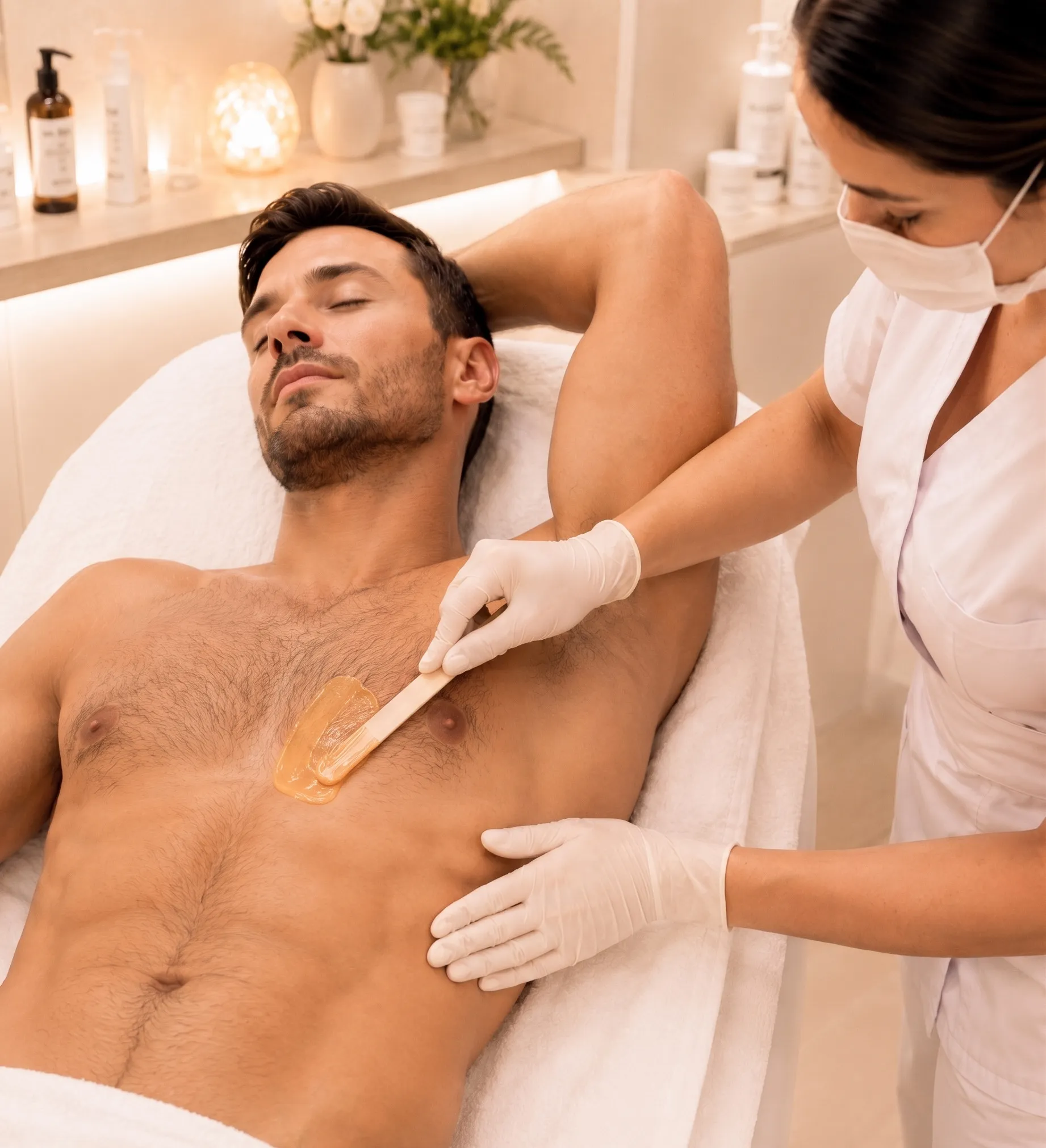 Waxing Brust bei Sanft & Schön Berlin