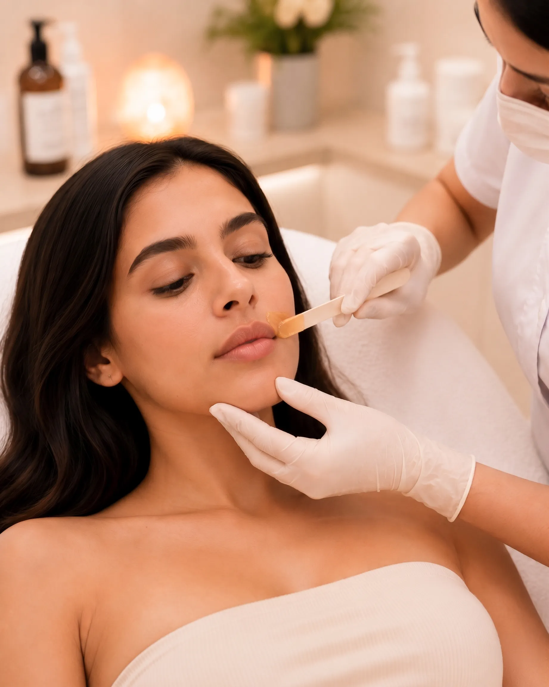 Waxing Gesicht bei Sanft & Schön Berlin