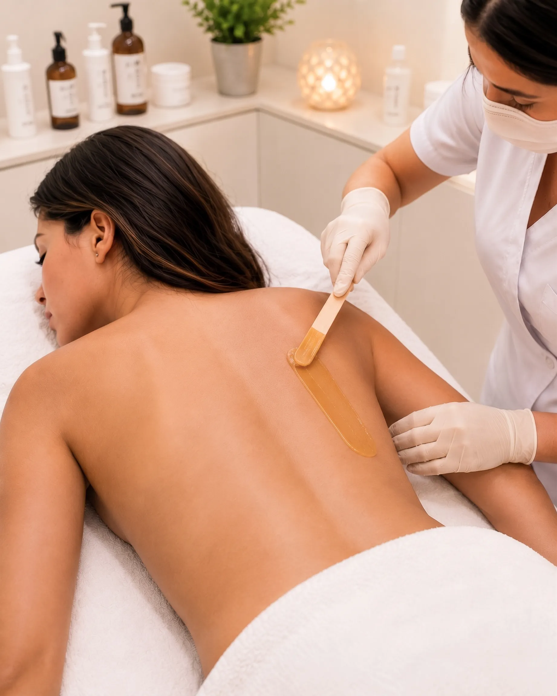 Waxing Rücken und Schultern bei Sanft & Schön Berlin