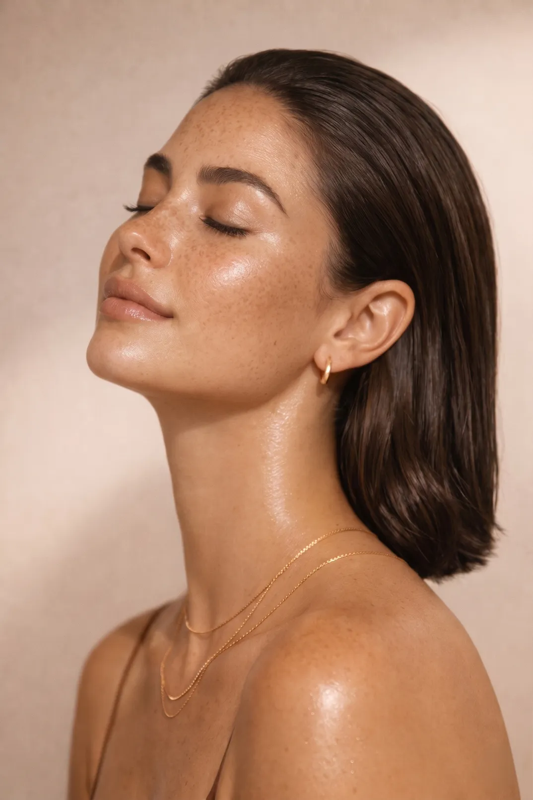 Woman after a professional Facial Treatment