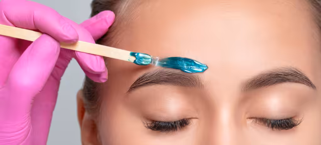 Eyebrow waxing